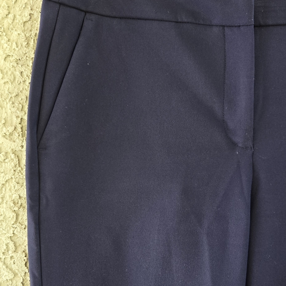 Rachel Zoe Navy Straight-Leg Women’s Dress Pants - Picture 2 of 7